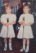 Girls on  stage